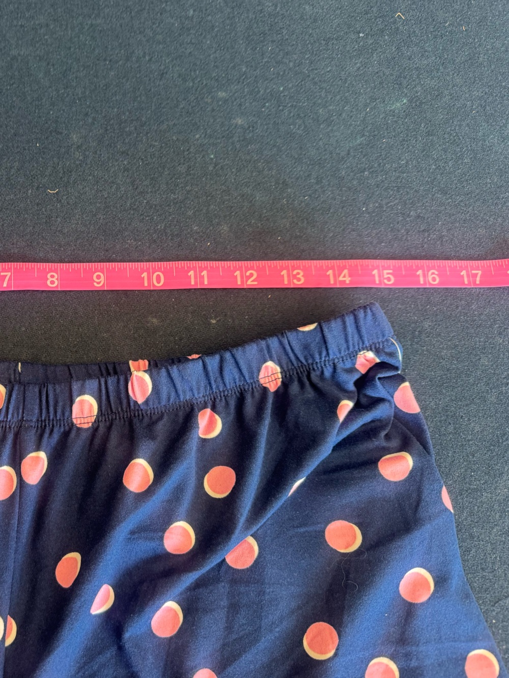 kate spade ♠️ Navy Pajama Top with Pink and Cream Polka Dots, cute comfy &cool! - Picture 10 of 14